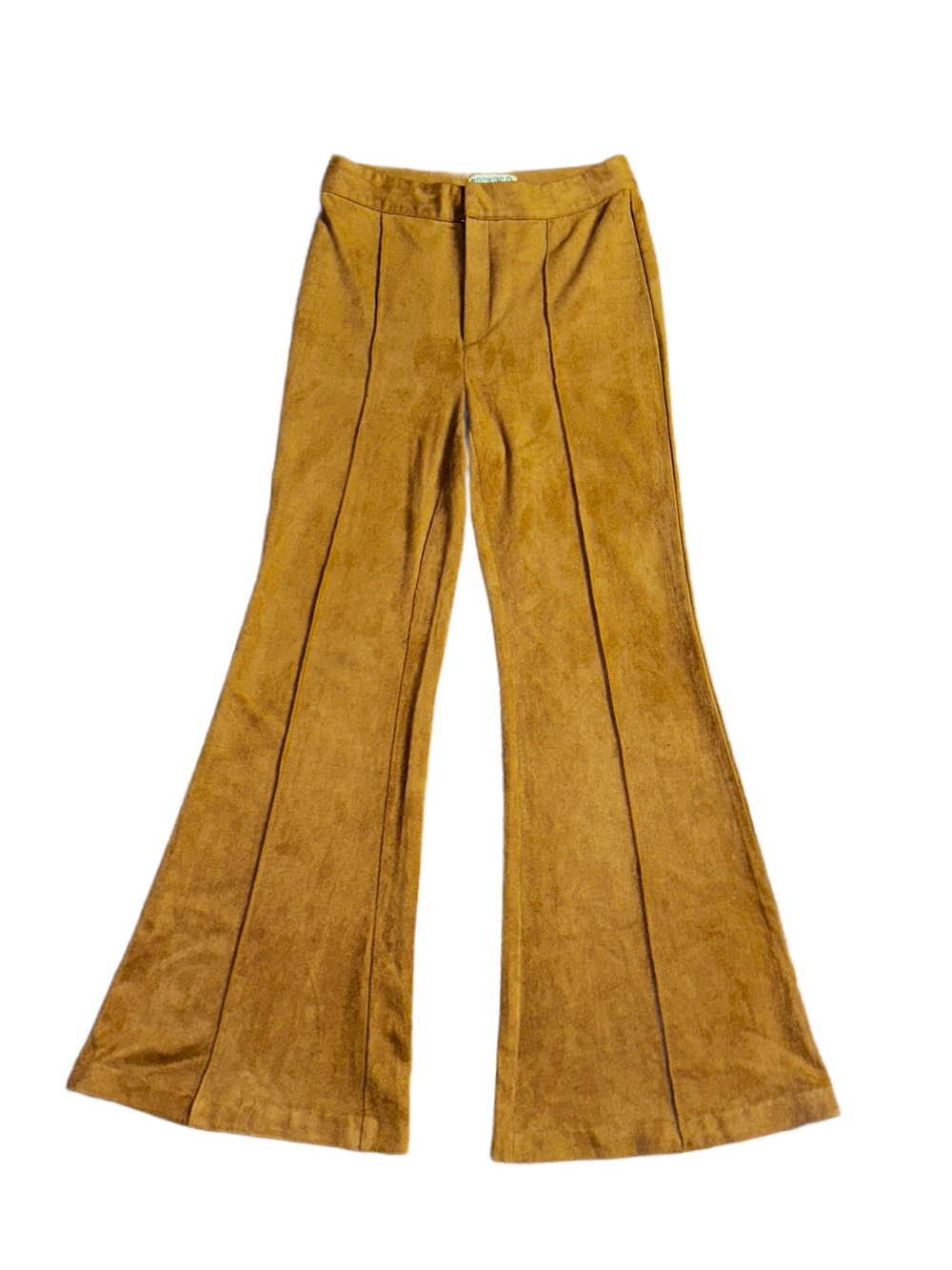 Rockin C ~ Women’s Medium (28/31) ~ Brown ~ Suede ~ Cowboy Pants W/ Flare